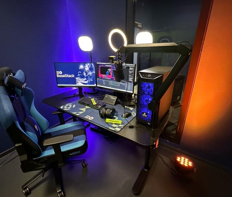 Streaming and podcast studio for rental in Dortmund
