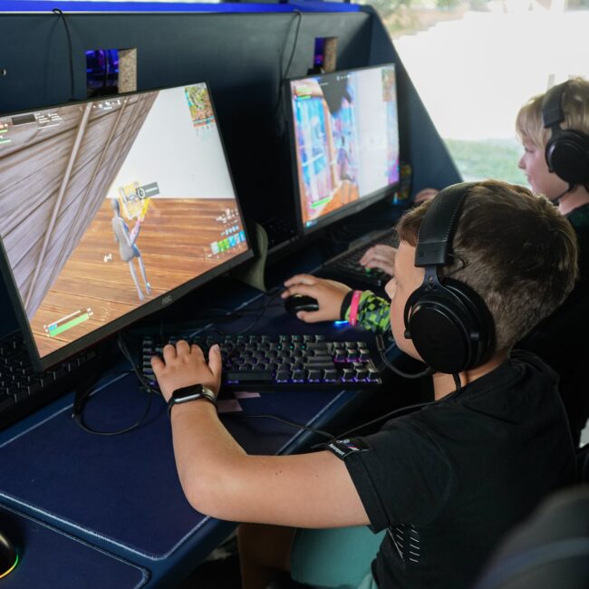 Kids at esports academy in central dortmund